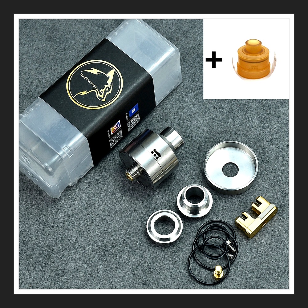 22MM Nisshoku RDA MTL Atomizer - Vape Coil Replacement 评论和价格