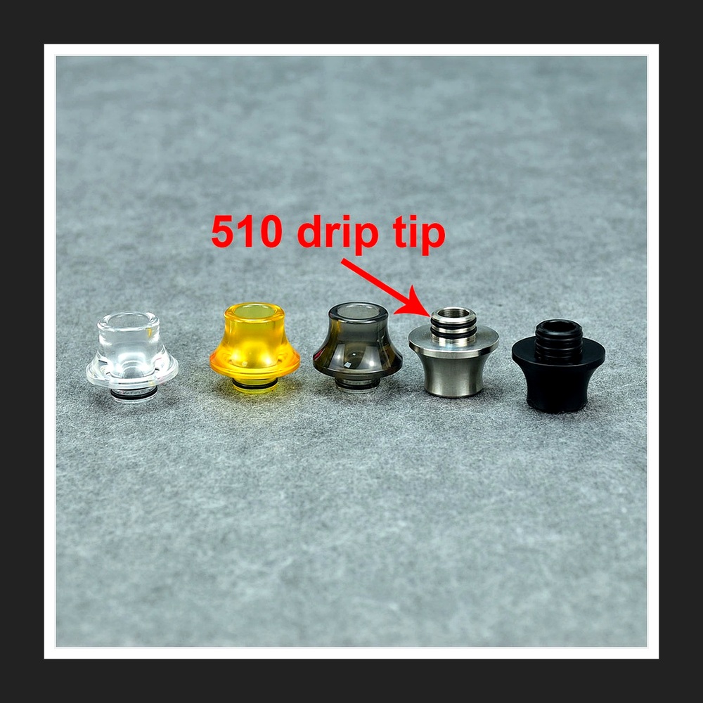 Resin Drip Tip for Taifun GT5, - Drip Tip Resin 评论和价格