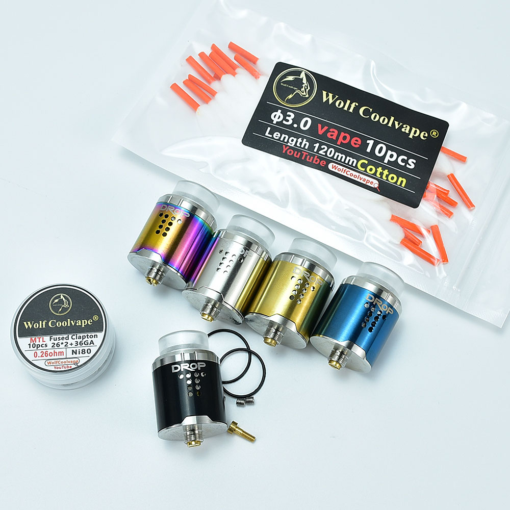 24mm DROP RDA Tank Atomizer -  - Vape Coil Replacement 评论和价格