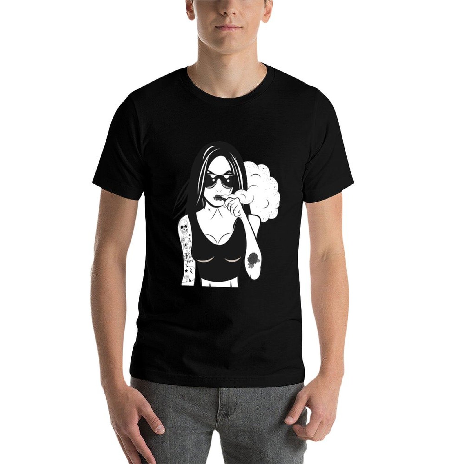 Vape Girl T-Shirt Quick Dry Tr - Quick Vape 评论和价格