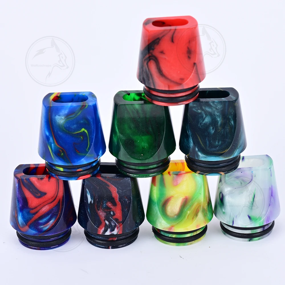 8pcs Wolfcoolvape Atomizer 810 - Drip Tip Resin 评论和价格